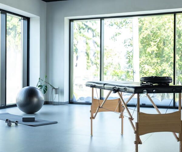 Dedicated therapy and exercise areas