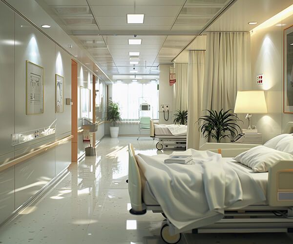 Senior-friendly patient rooms