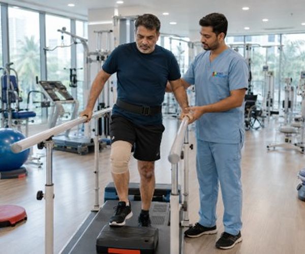 Fully equipped physiotherapy and rehabilitation gym
